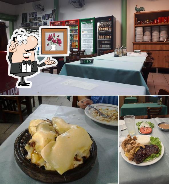 O interior do Restaurante do Romeu Picanha na Tábua Sumaré