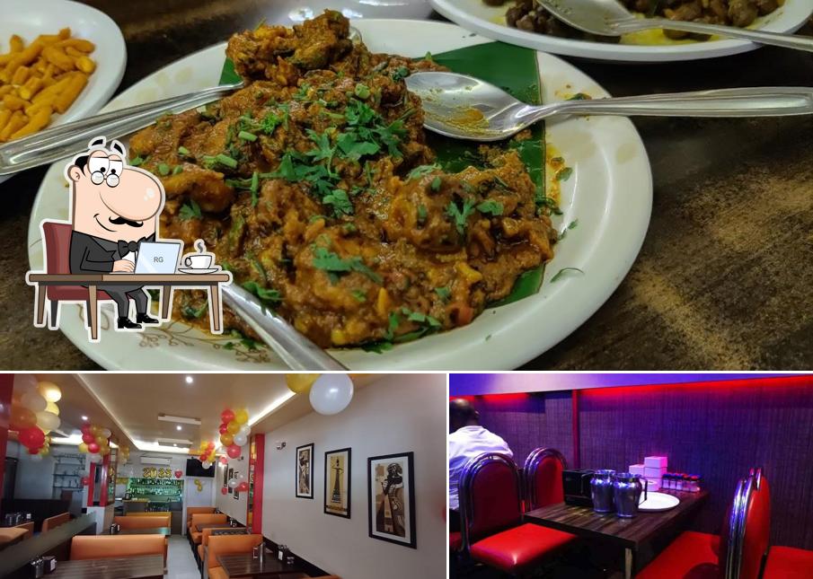 Among different things one can find interior and food at Coastal Food and Spirits