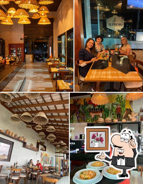 Veja imagens do interior do Supremo Restaurante