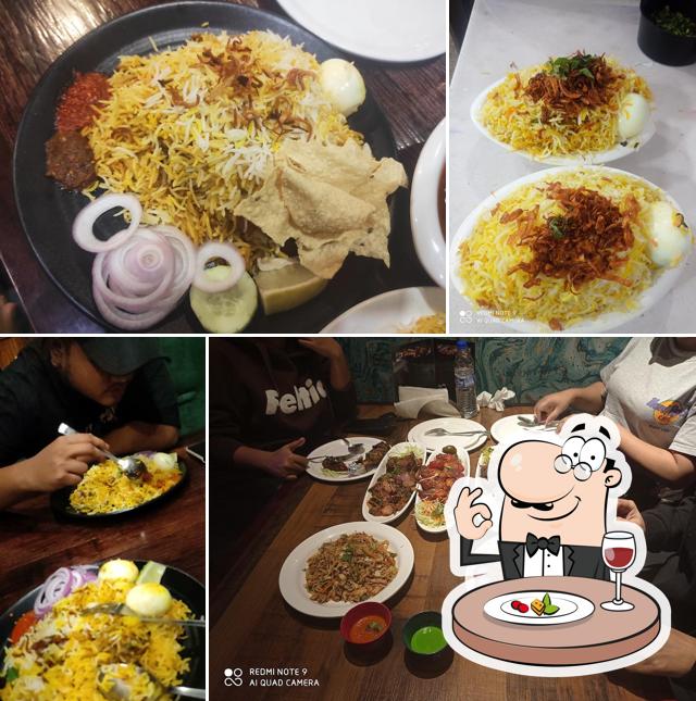 Biryani at Hyderabadi Dum biryani