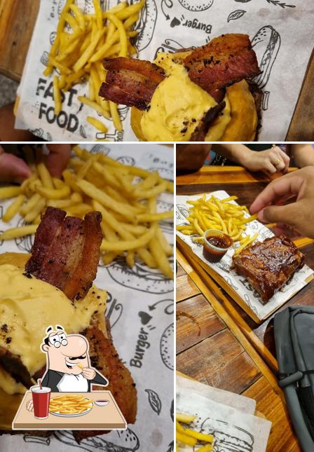 Batata frita em Monta'gusta Hamburgueria