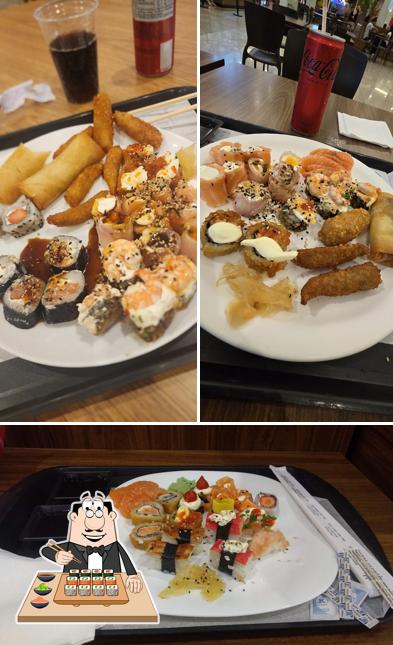 Presenteie-se com sushi no Hajimê Japanese Food