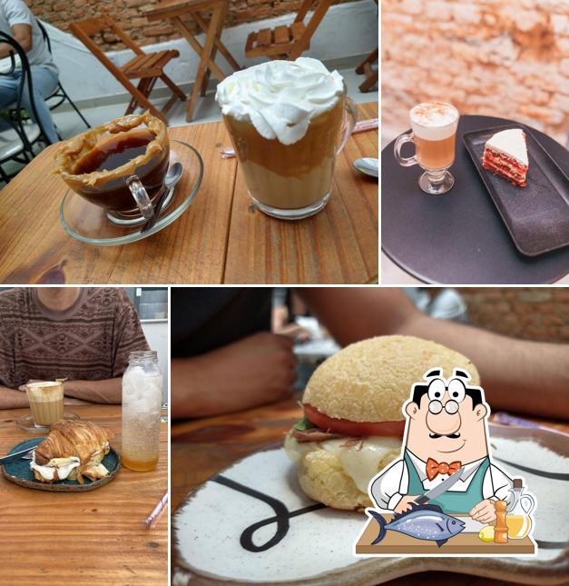 Salmão grelhado em Partiu Café