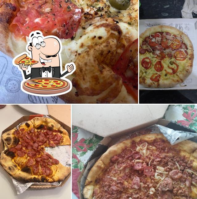 Consiga pizza no Crunchy Pizza Express