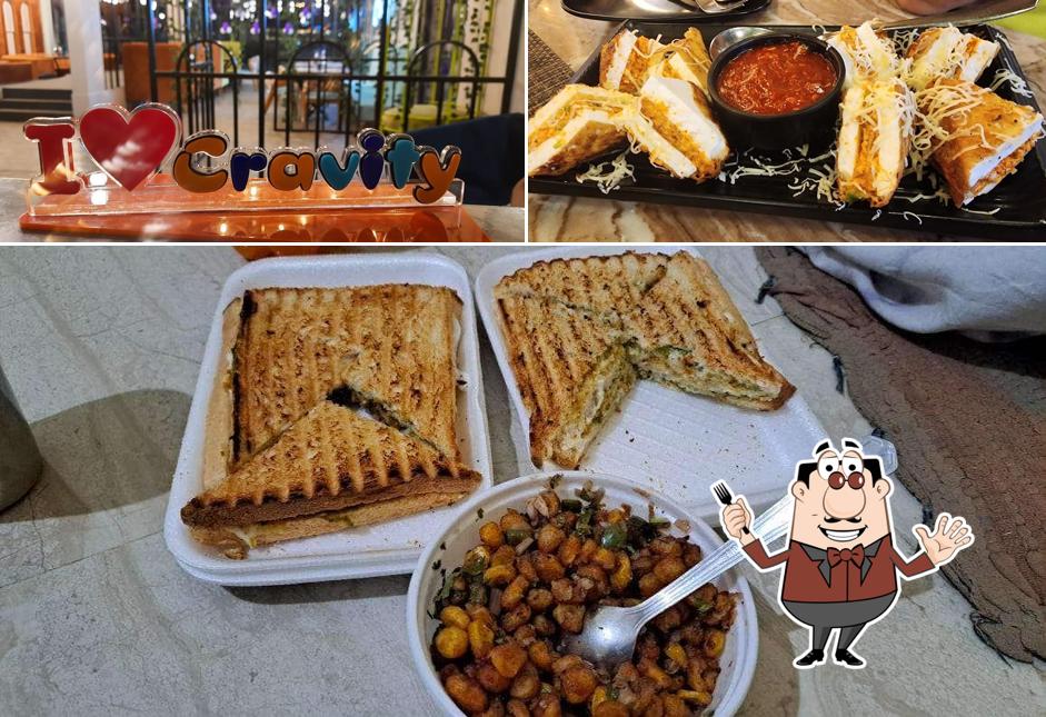 Food at Cravity Restro Cafe