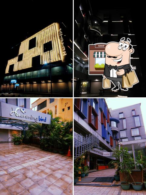 The exterior of Hummingbird Hotel & Banquet