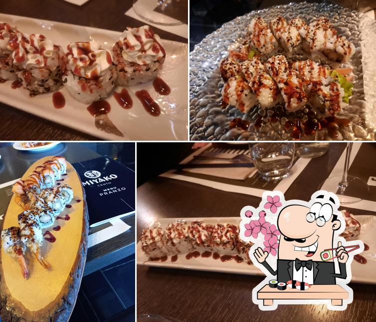 Prova le diverse opzioni di sushi