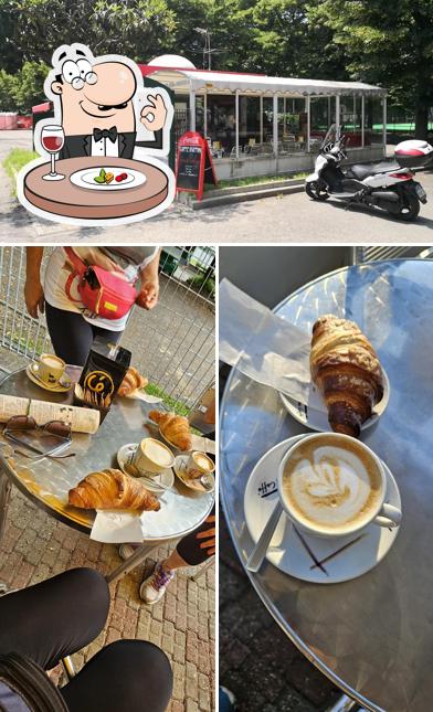 Guarda la foto che presenta la cibo e esterno di caffe ruffini