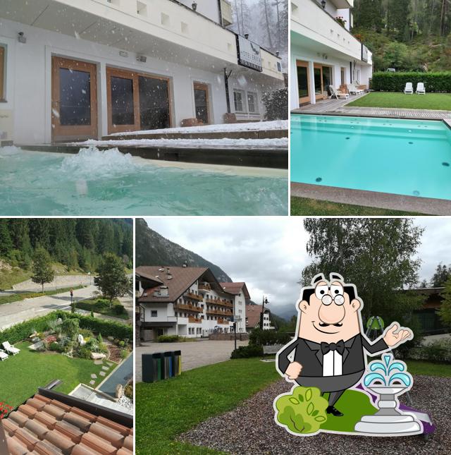 Puoi goderti l'aria fresca da seduto all'esterno di Hotel Erica - Freedom in the Alps