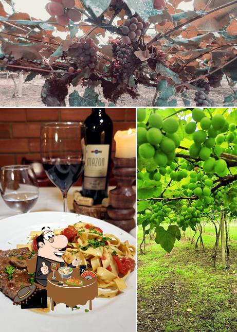 Comida em Vigna Mazon, vinícola, eventos, pousada, restaurante e wine bar