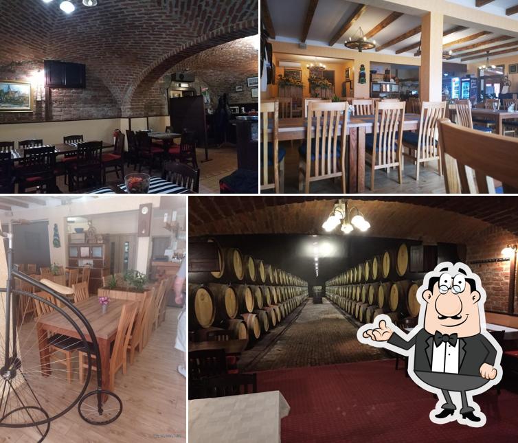 Dai un'occhiata agli interni di The Bricks restaurant