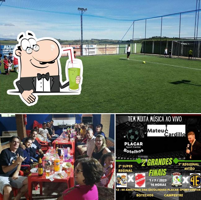Desfrute de uma bebida no Placar Sport Center