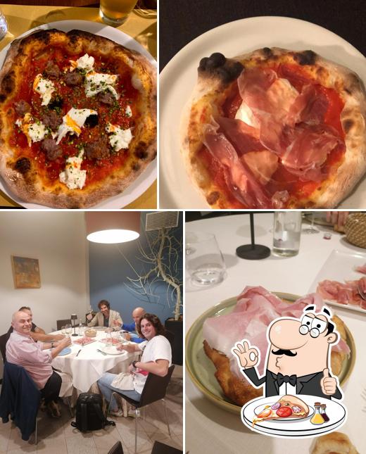 A Trattoria Scià Bas, puoi prenderti una bella pizza
