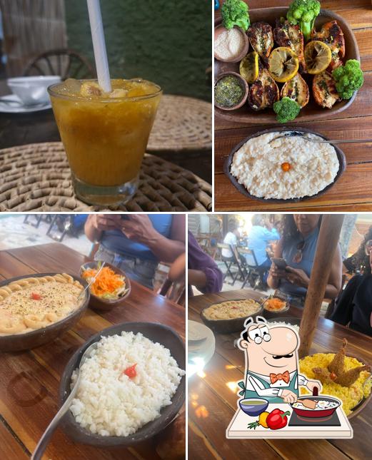 Paella em Mariscos Gastrobar