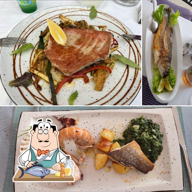 Salmone grigliato al Restoran&bar Nautica Rijeka