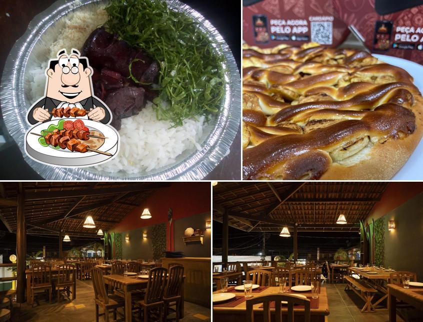 Comida em Pizzaria Baiana