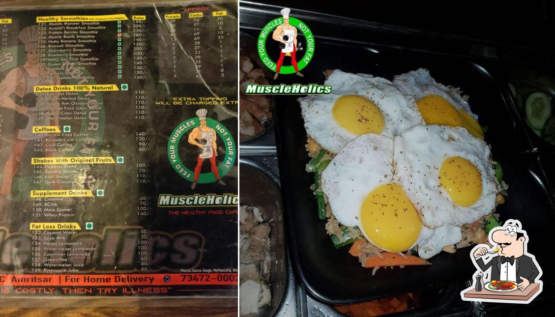 Meals at MuscleHolics, The Healthy Food Cafè
