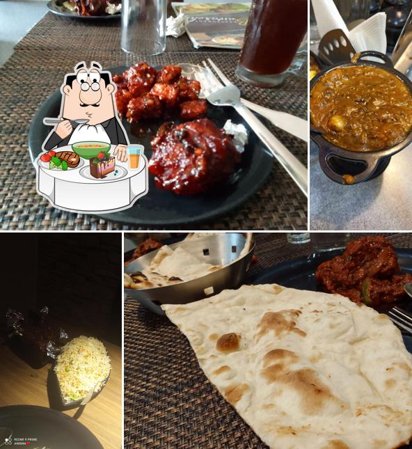 Hot and sour soup at Bawarchi Restaurant