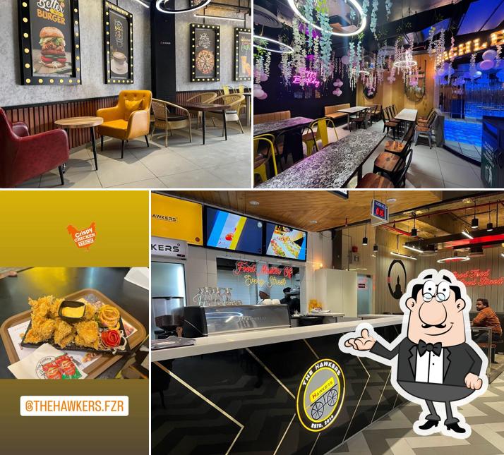 The interior of The Hawkers