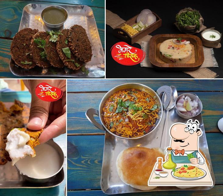 Food at Bhagare Misal