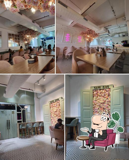 The interior of Café Ciro