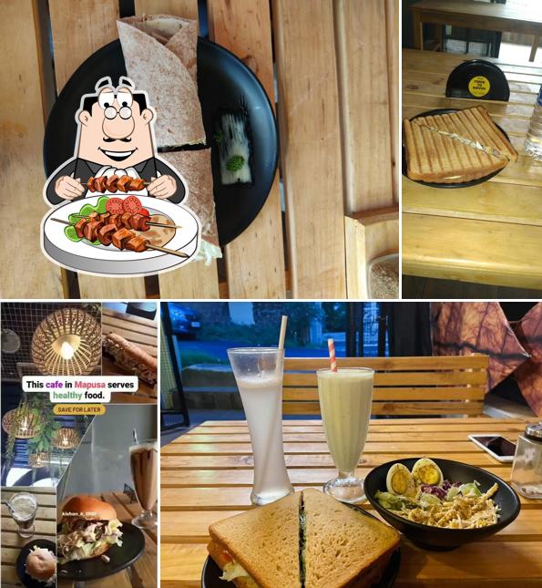Food at Cafe Thick to Ripped