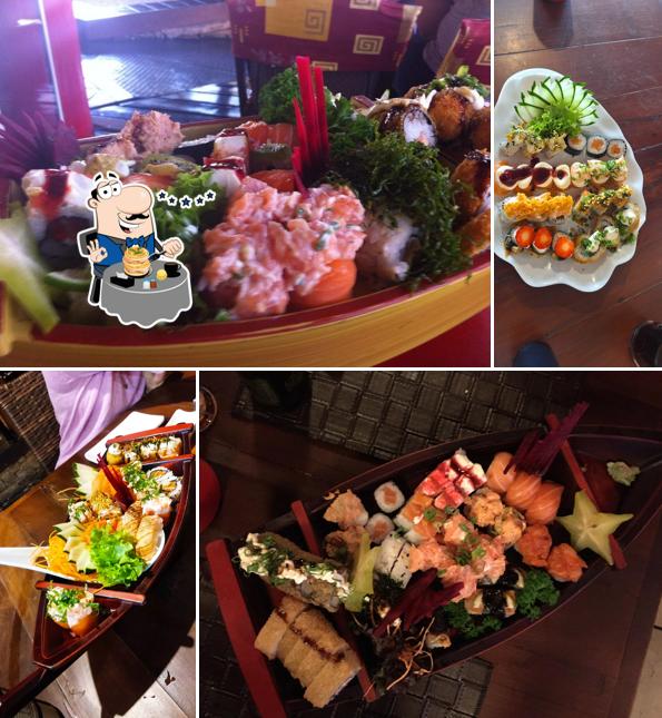 Platos en Hachi Japanese Food Rio Preto