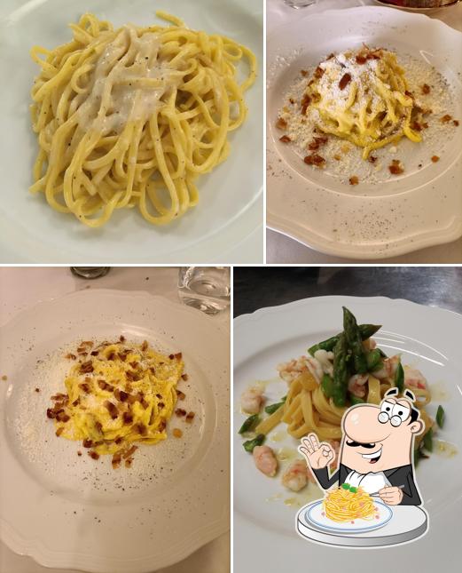 Spaghetti alla carbonara al Trattoria Coriolano