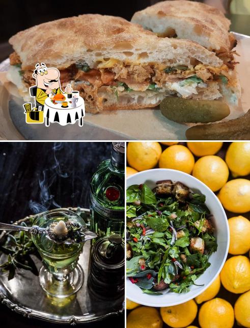 Sandwich de porc effiloché à Vesper - Cocktail Bar