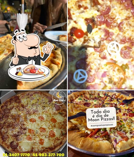 No Moon Pizzas, você pode conseguir pizza
