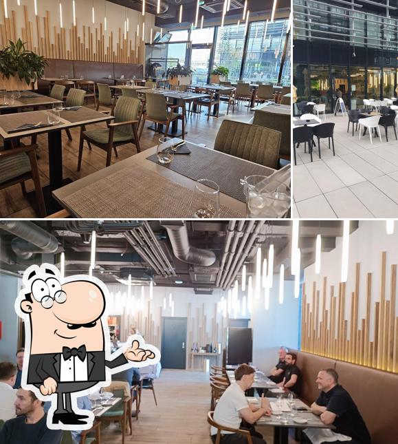 Gli interni di Restoran Matrix