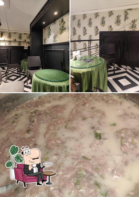 Take a seat at one of the tables at Momo Hub (H-13) city centre