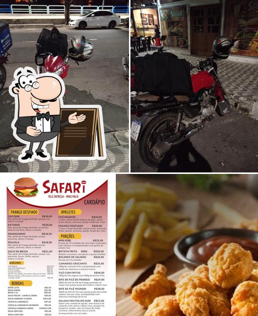 O exterior do Safari Lanches