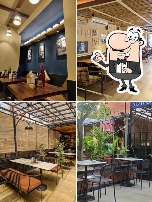 Take a seat at one of the tables at Coffee Sutra C-Scheme