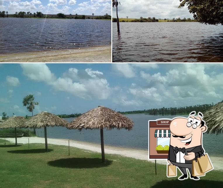 a parte exterior é uma característica importante do Balneário Lagoa Azul