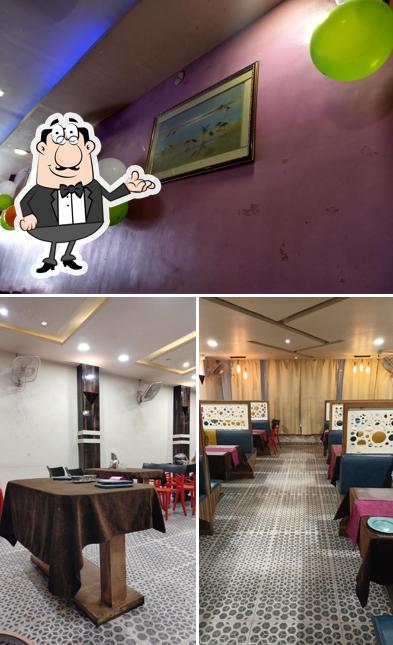The interior of Baba Hotel & Restaurant