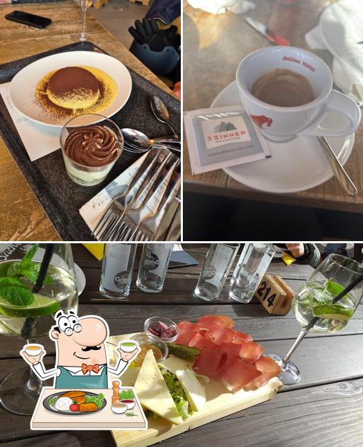 Platti al Ristorante a monte Mont Elmo - Bergrestaurant Helm