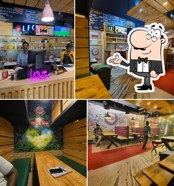 Take a seat at one of the tables at Dessi Cuppa & Chickblast l
