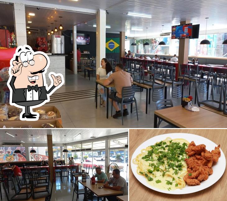 Veja imagens do interior do Manos fast food