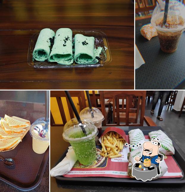Food at Looters restaurant, c scheme,