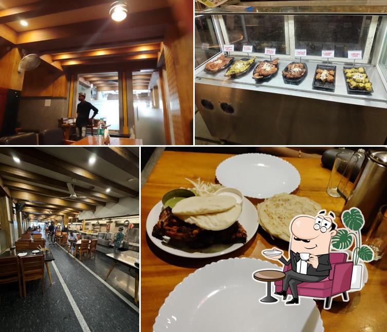 The interior of Shanthi Kitchens Restaurant