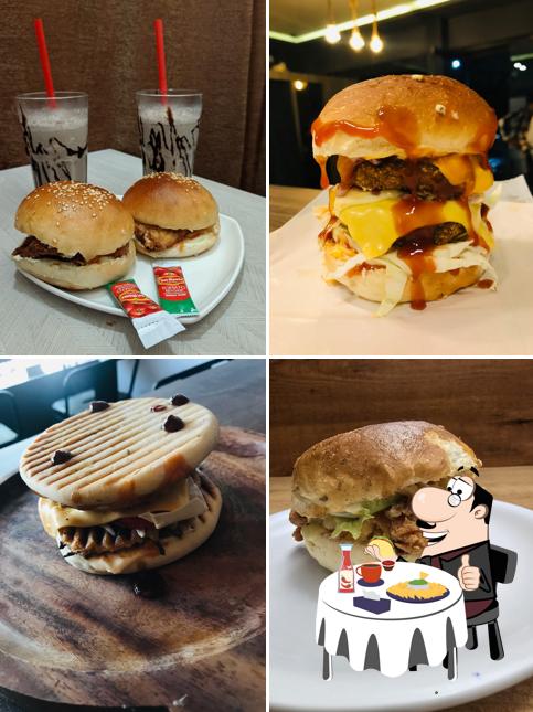Get a burger at Cool Cafe