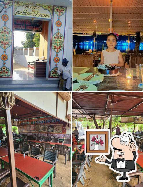 The interior of Divya Restaurant
