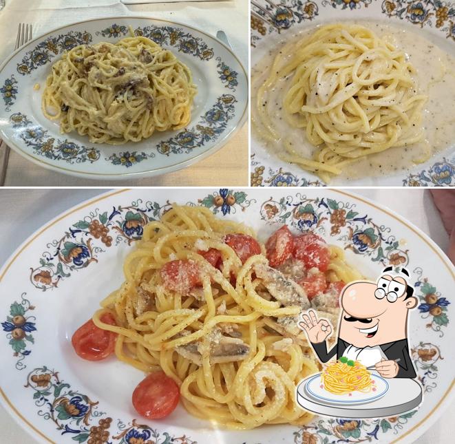 Spaghetti à la carbonara à La Balestra