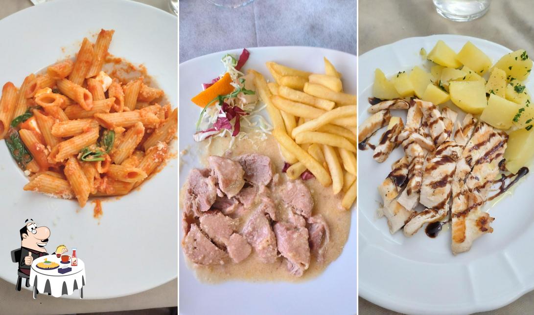 Piatto di formaggi al Trattoria Al Monte