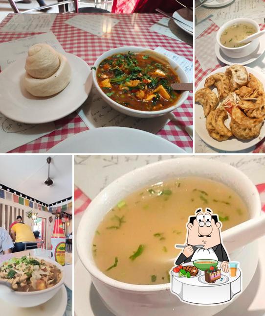 Hot and sour soup at Midway Restaurant