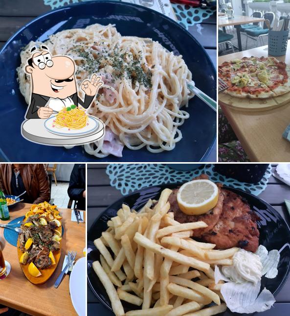 Spaghetti à la carbonara à Sportgaststätte FV Haltingen Piccolo Paradiso