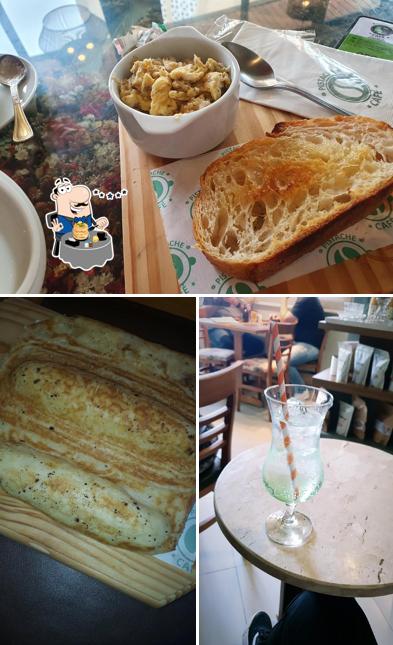 Comida em Pistache Café