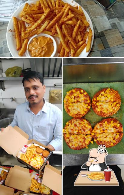 French fries at Say Cheese Parel