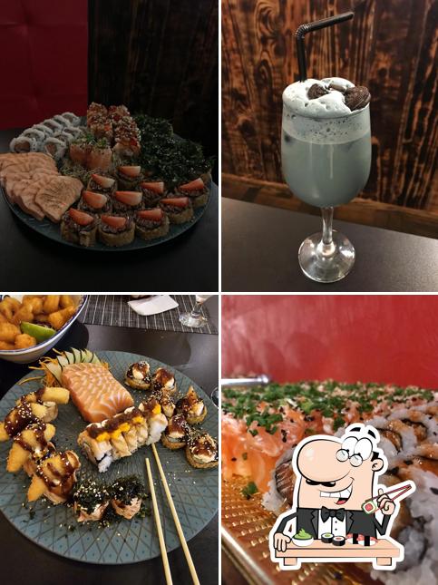 No Restaurante Sushi Bom, você pode tentar sushi